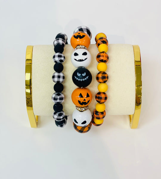 Pumpkin Bracelet Stack