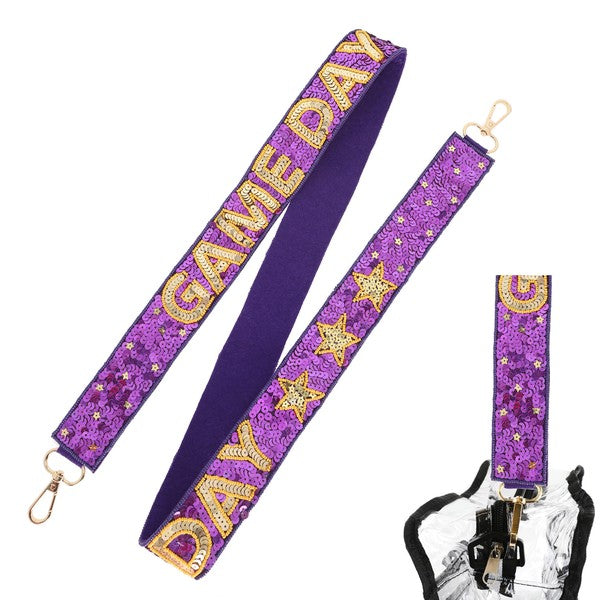 Game Day Sequin Purse Strap