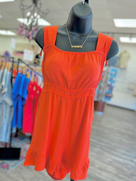 Red Sunset Romper