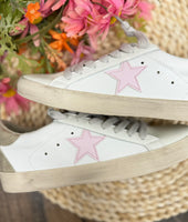 Sofia Pink Star Sneakers