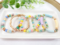 Pastel Bracelet Stack