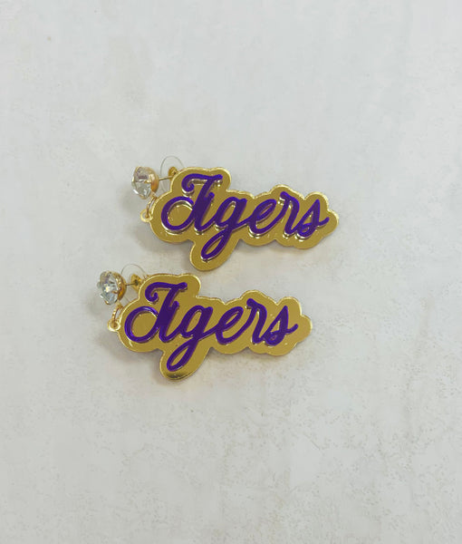 Tiger Earrings