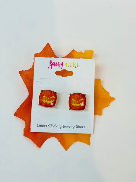 Jack-O-Lantern Earrings