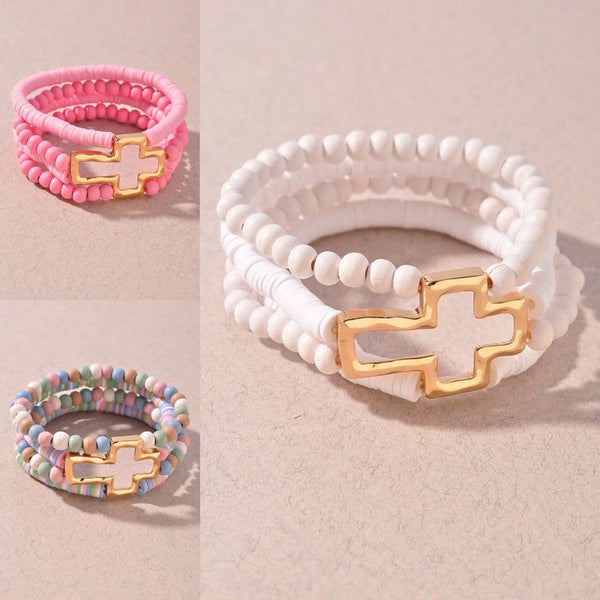 Cross Bracelet Stack