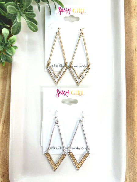 Geometric Dangle Earrings