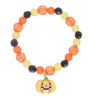 Beaded Pumpkin Bracelet